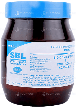 Sbl Bio Combination 6 Tablet 450gm