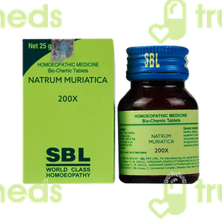 Sbl Natrum Muriaticum 200x Biochemic Tablet 25gm