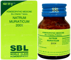Sbl Natrum Muriaticum 200x Biochemic Tablet 25gm