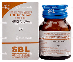 Sbl Hekla Lava 3x Trituration Tablet 25 GM