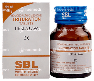 Sbl Hekla Lava 3x Trituration Tablet 25 GM