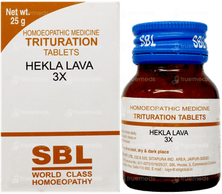 Sbl Hekla Lava 3x Trituration Tablet 25gm