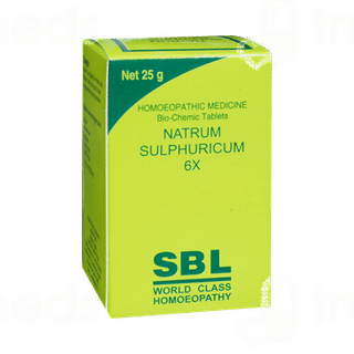 Sbl Natrum Sulphurica 6x Biochemic Tablet 25gm