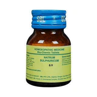 Sbl Natrum Sulphurica 6x Biochemic Tablet 25gm