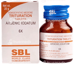 Sbl Arsenic Iodatum 6x Trituration Tablet 25 GM