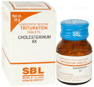 Sbl Cholesterinum 6x Trituration Tablet 25gm