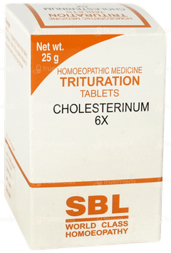 Sbl Cholesterinum 6x Trituration Tablet 25gm