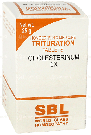 Sbl Cholesterinum 6x Trituration Tablet 25gm