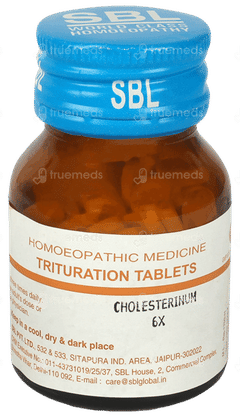 Sbl Cholesterinum 6x Trituration Tablet 25gm