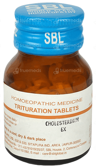 Sbl Cholesterinum 6x Trituration Tablet 25gm