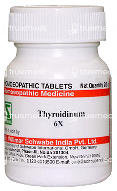 Dr Willmar Schwabe India Thyroidinum 6x Trituration Tablet 20 GM