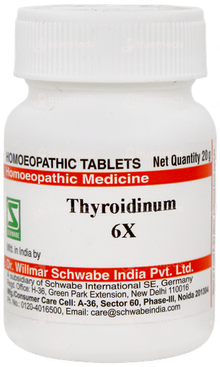 Dr Willmar Schwabe Thyroidinum 6X Tablet 20Gm