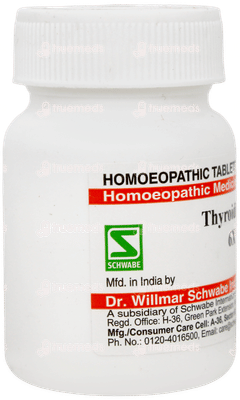 Dr Willmar Schwabe Thyroidinum 6X Tablet 20Gm