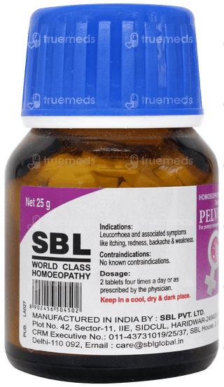 Sbl Pelvorin Tablet 25gm
