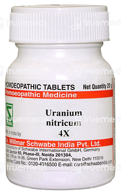 Dr Willmar Schwabe Uranium Nitricum 4x Tablet 20gm Dr Willmar Schwabe Uranium Nitricum 4x Tablet 20gm