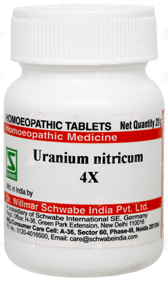 Dr Willmar Schwabe Uranium Nitricum 4x Tablet 20gm Dr Willmar Schwabe Uranium Nitricum 4x Tablet 20gm