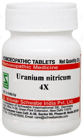 Dr Willmar Schwabe Uranium Nitricum 4x Tablet 20gm