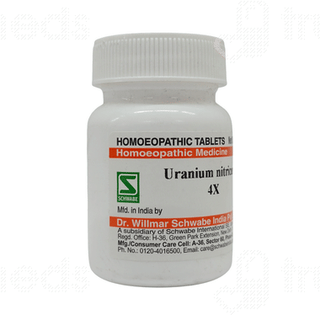 Dr Willmar Schwabe Uranium Nitricum 4x Tablet 20gm