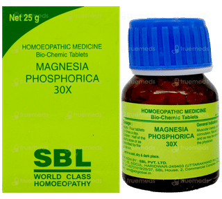 Sbl Magnesia Phosphorica 30X Biochemic Tablet 25Gm