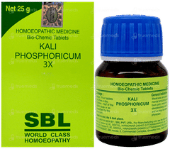 Sbl Kali Phosphoricum 3x Biochemic Tablet 25gm