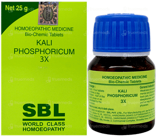 Sbl Kali Phosphoricum 3x Biochemic Tablet 25gm