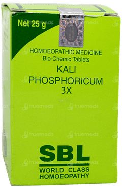Sbl Kali Phosphoricum 3x Biochemic Tablet 25gm