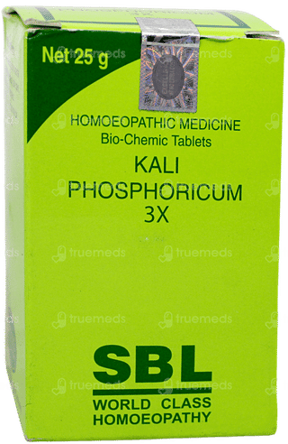 Sbl Kali Phosphoricum 3x Biochemic Tablet 25gm