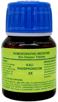 Sbl Kali Phosphoricum 3x Biochemic Tablet 25gm