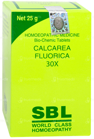 Sbl Calcarea Fluorica 30x Biochemic Tablet 25gm