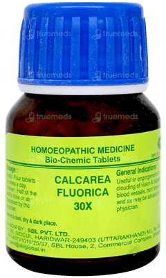 Sbl Calcarea Fluorica 30x Biochemic Tablet 25gm
