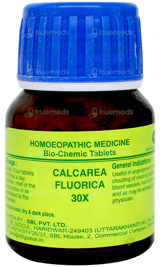 Sbl Calcarea Fluorica 30x Biochemic Tablet 25gm