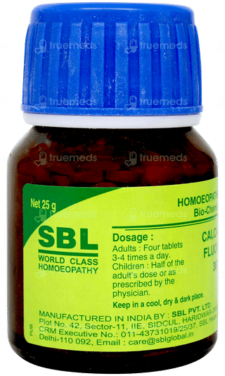 Sbl Calcarea Fluorica 30x Biochemic Tablet 25gm