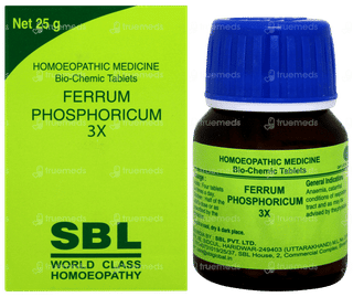 Sbl Ferrum Phosphoricum 3x Biochemic Tablet 25gm