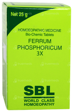 Sbl Ferrum Phosphoricum 3x Biochemic Tablet 25gm