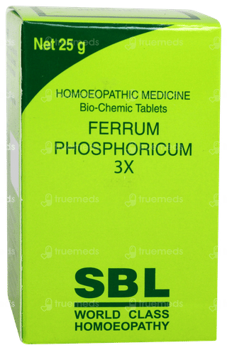 Sbl Ferrum Phosphoricum 3x Biochemic Tablet 25gm