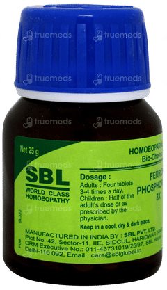 Sbl Ferrum Phosphoricum 3x Biochemic Tablet 25gm