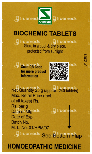 Sbl Kali Muriaticum 12x Biochemic Tablet 25gm