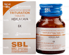 Sbl Hekla Lava 6x Trituration Tablet 25gm Sbl Hekla Lava 6x Trituration Tablet 25gm