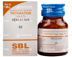 Sbl Hekla Lava 6x Trituration Tablet 25 GM