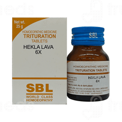 Sbl Hekla Lava 6x Trituration Tablet 25gm