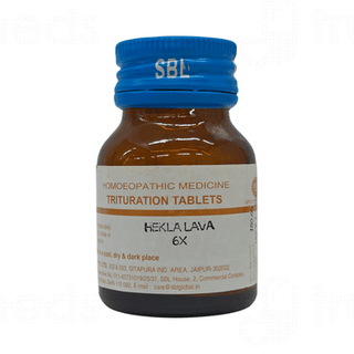Sbl Hekla Lava 6x Trituration Tablet 25gm