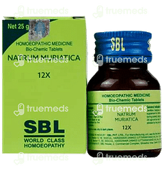 Sbl Natrum Muriaticum 12x Biochemic Tablet 25 GM