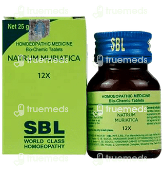 Sbl Natrum Muriaticum 12x Biochemic Tablet 25 GM