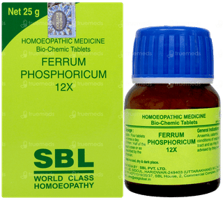 Sbl Ferrum Phosphoricum 12x Biochemic Tablet 25gm