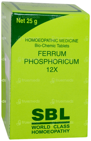 Sbl Ferrum Phosphoricum 12x Biochemic Tablet 25gm