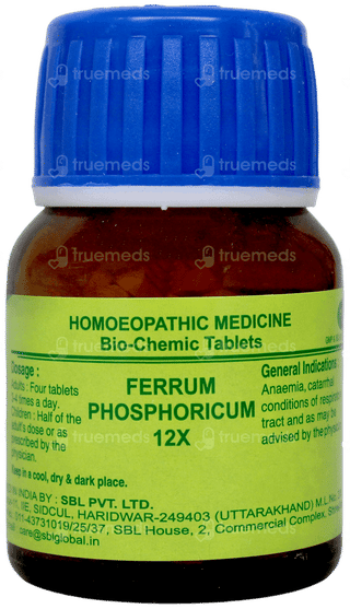 Sbl Ferrum Phosphoricum 12x Biochemic Tablet 25gm