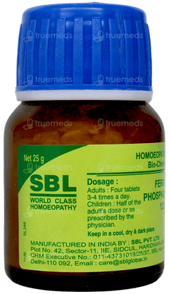 Sbl Ferrum Phosphoricum 12x Biochemic Tablet 25gm
