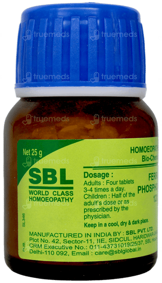 Sbl Ferrum Phosphoricum 12x Biochemic Tablet 25gm