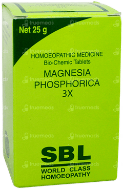 Sbl Magnesia Phosphorica 3x Biochemic Tablet 25gm