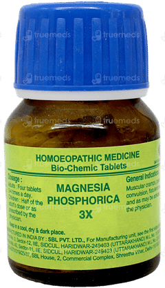 Sbl Magnesia Phosphorica 3x Biochemic Tablet 25gm